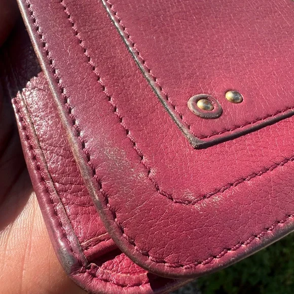 Chloé Paddington Burgundy Leather Wallet - Picture 7 of 16